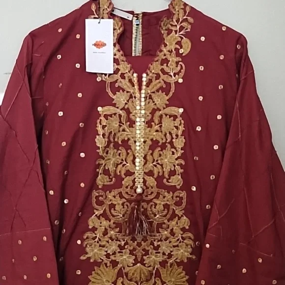 Indian Pakistani women's 3pc suit - Picture 2 of 14